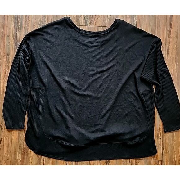 Lane Bryant Basic Black Pullover Sweater Womens Size 22/24 - Picture 4 of 4